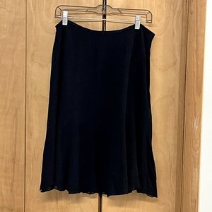 Alfani Black silk skirt size 12 just over knees